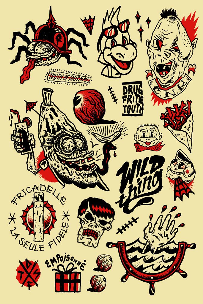 ice screen tattoo autogluant ice screen tattoo autogluant